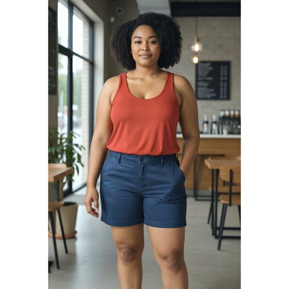 Gander Mountain Women's Navy Blue Shorts - Picture 1 of 7